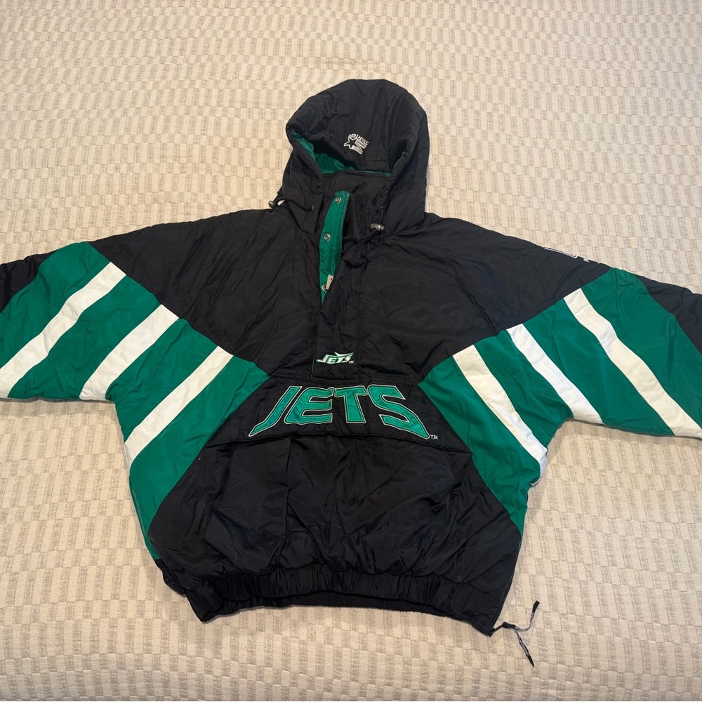 Vintage Authentic Jets NFL Starter Jacket Pullover